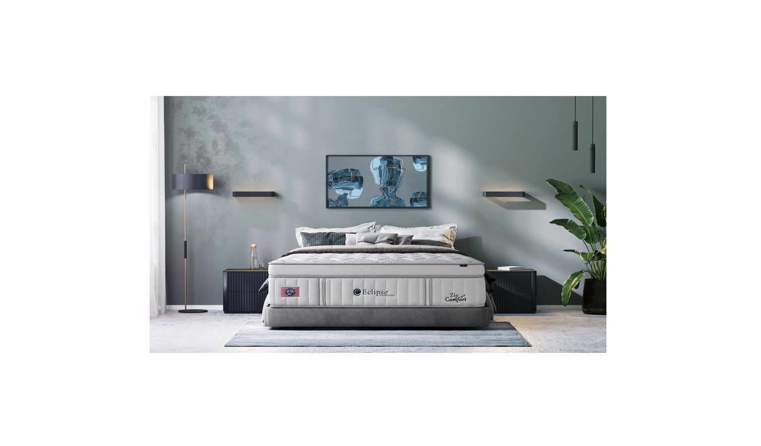 Eclipse ZipComfort + Densifirm Queen Size Mattress